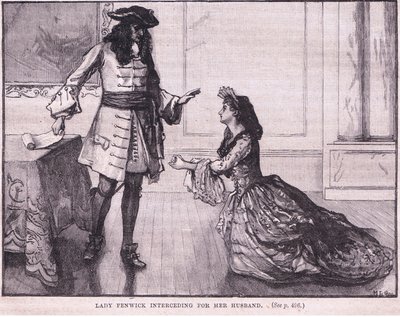 Lady Fenwick bittet für ihren Ehemann AD 1696 von Mary L. Gow